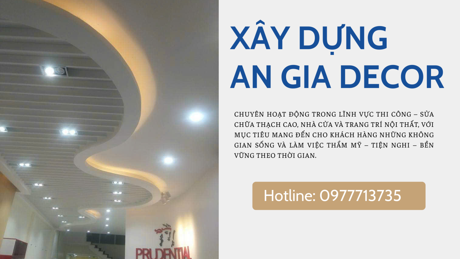 Đơn vị thi công thạch cao TPHCM